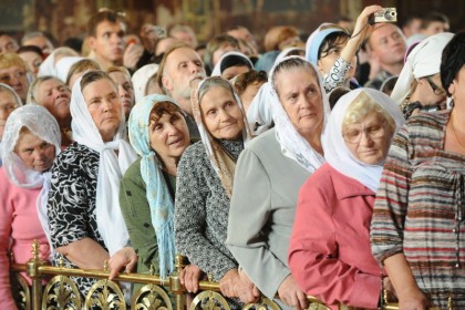 Очередь к святыне