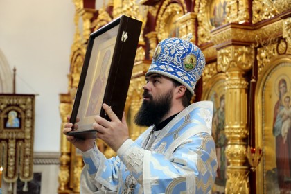 Празднование в честь Тихвинской иконы в Горловке