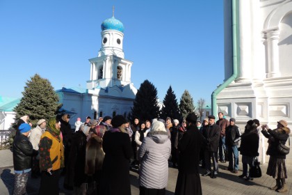 Учителя Дружковки в Святогорской лавре