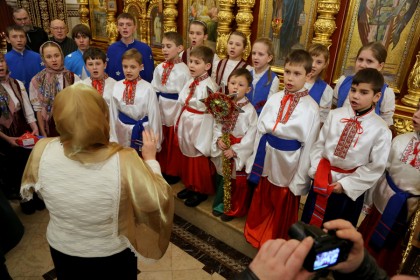 Вечер колядок в Горловке