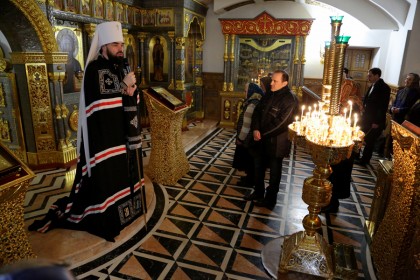 Архиерейское богослужение в Богоявленском соборе