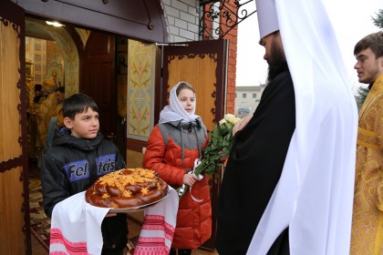 Архиерейская служба в Александровке